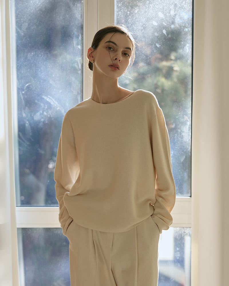 Floaty - Korean Women Fashion - #momslook - Wholegarment Moise Round