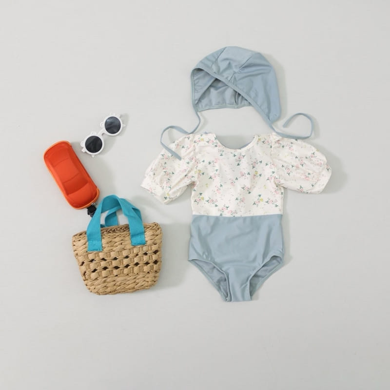 G Flower - Korean Children Fashion - #fashionkids - Two Tone Swim Suit - 3