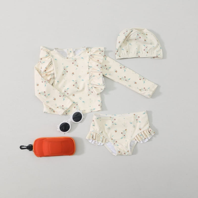 G Flower - Korean Children Fashion - #fashionkids - Flower Rash Guard - 2