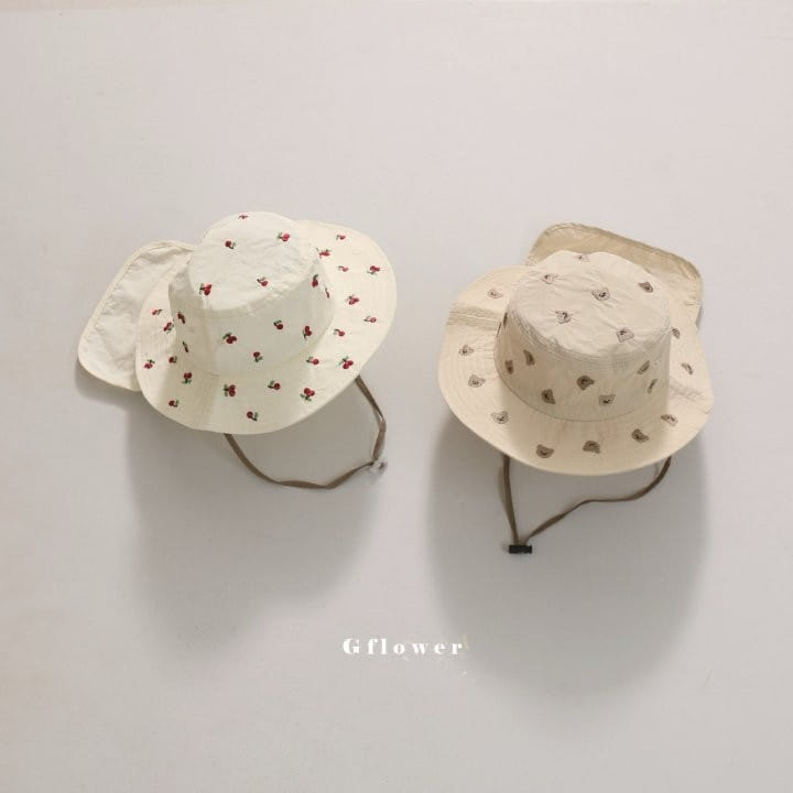 G Flower - Korean Children Fashion - #kidsstore - Block Sunlight Bucket Hat - 5