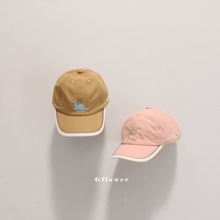 G Flower - Korean Children Fashion - #littlefashionista - Embroidery Animal Ball Cap - 11