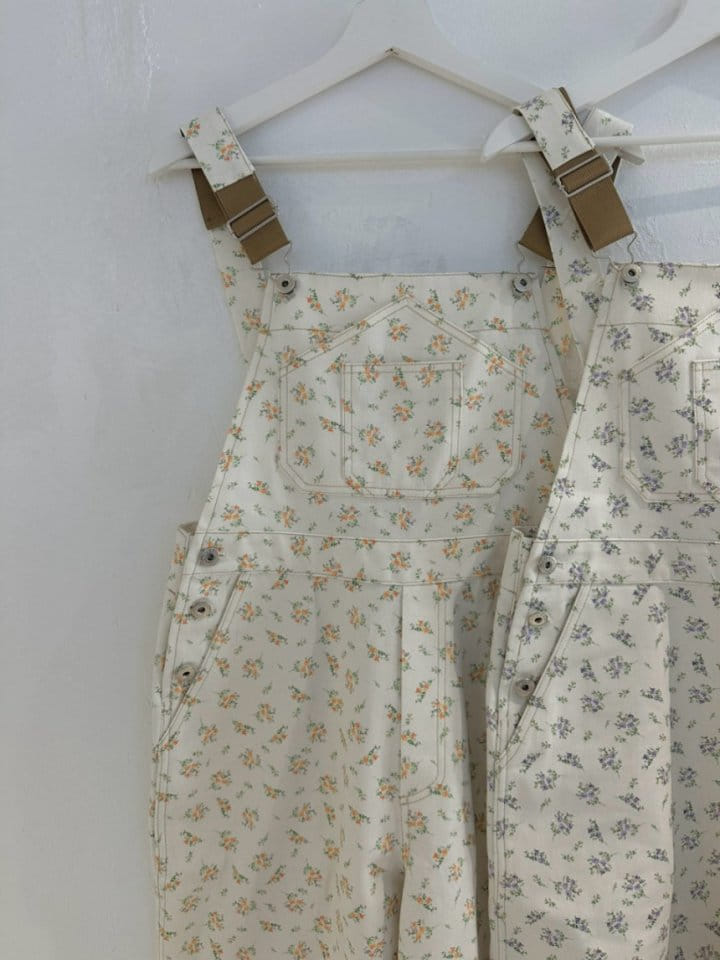 Garden - Korean Women Fashion - #momslook - Flower Overalls  - 7