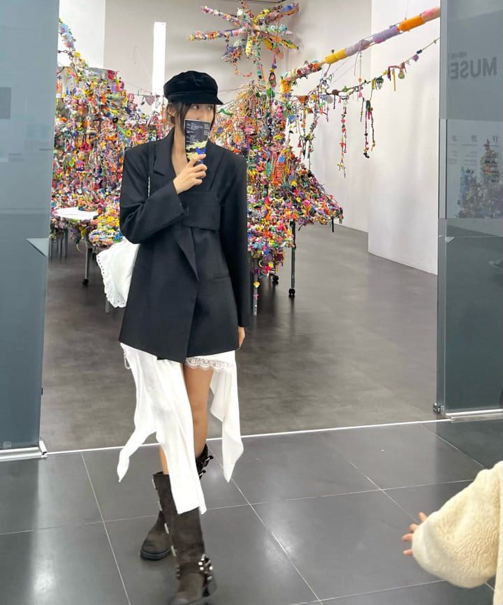 Garden - Korean Women Fashion - #vintagekidsstyle - Vs Jacket - 2