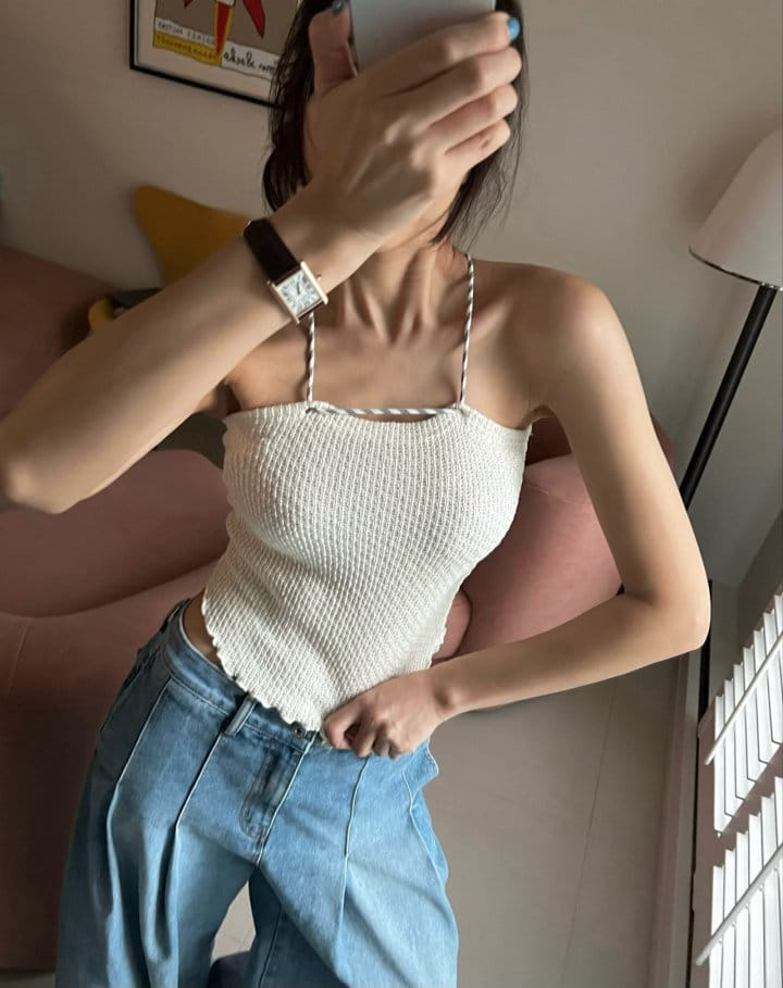 Garden - Korean Women Fashion - #momslook - String Top - 4