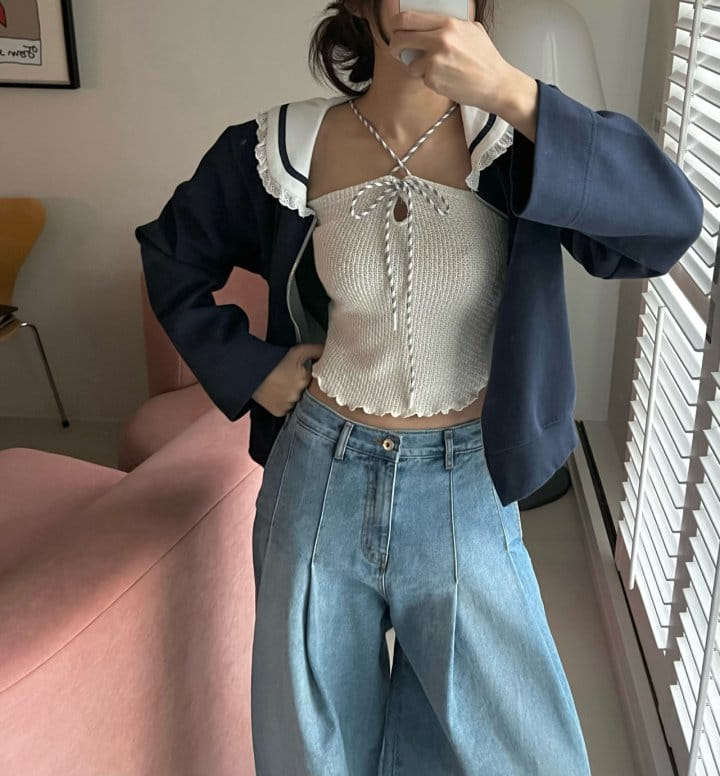 Garden - Korean Women Fashion - #womensfashion - String Top - 6
