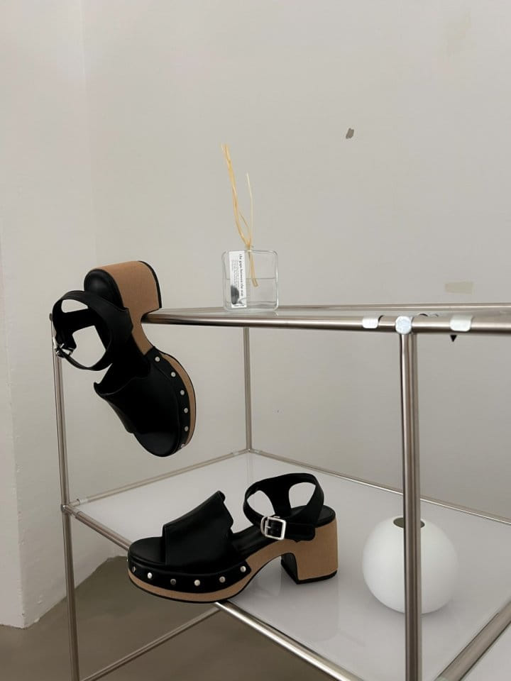 Golden Shoe - Korean Women Fashion - #momslook - 2042 Slipper & Sandals - 5