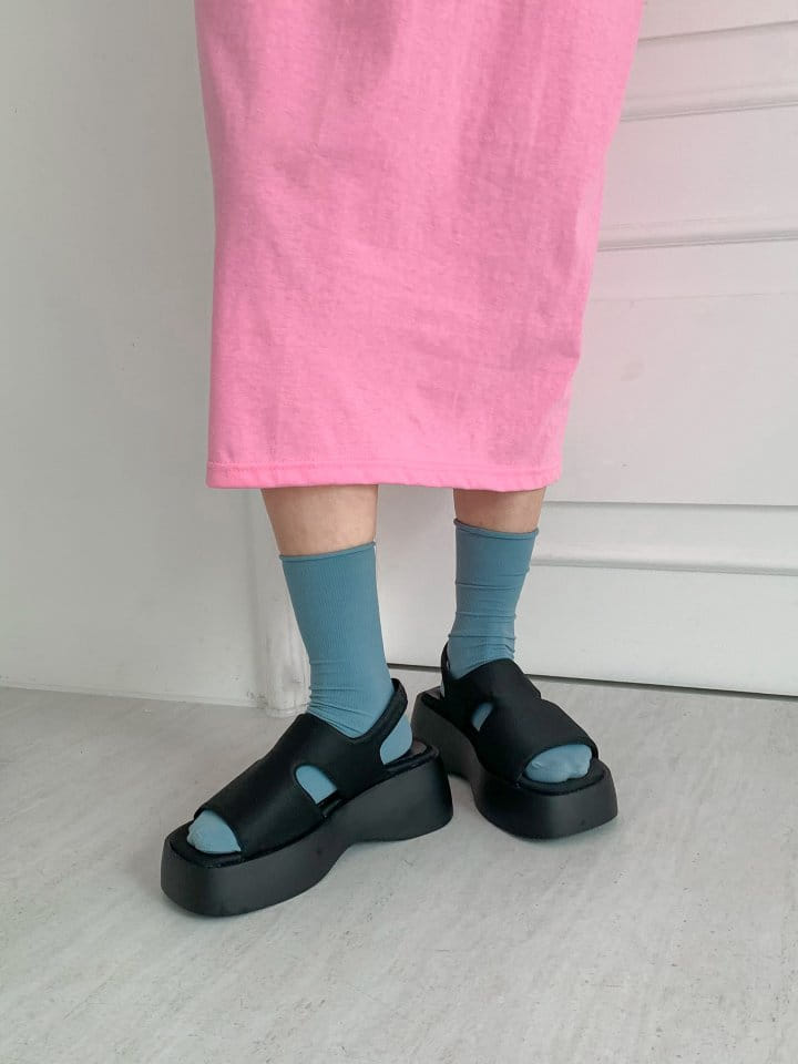 Golden Shoe - Korean Women Fashion - #momslook - 1414 Slipper & Sandals - 5