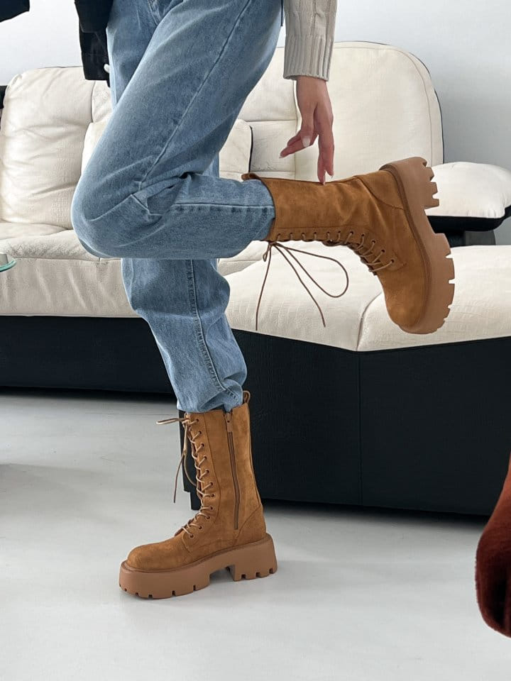 Golden Shoe - Korean Women Fashion - #momslook - 8119  Boots - 7