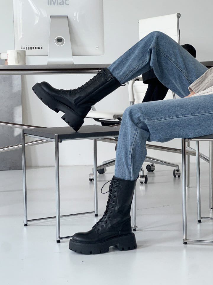 Golden Shoe - Korean Women Fashion - #vintagekidsstyle - 8119  Boots - 11