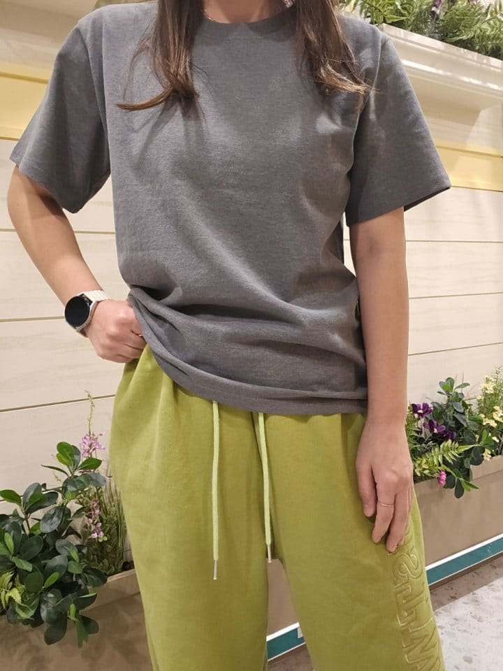 Gram - Korean Women Fashion - #momslook - Shine Pigment Tee - 11