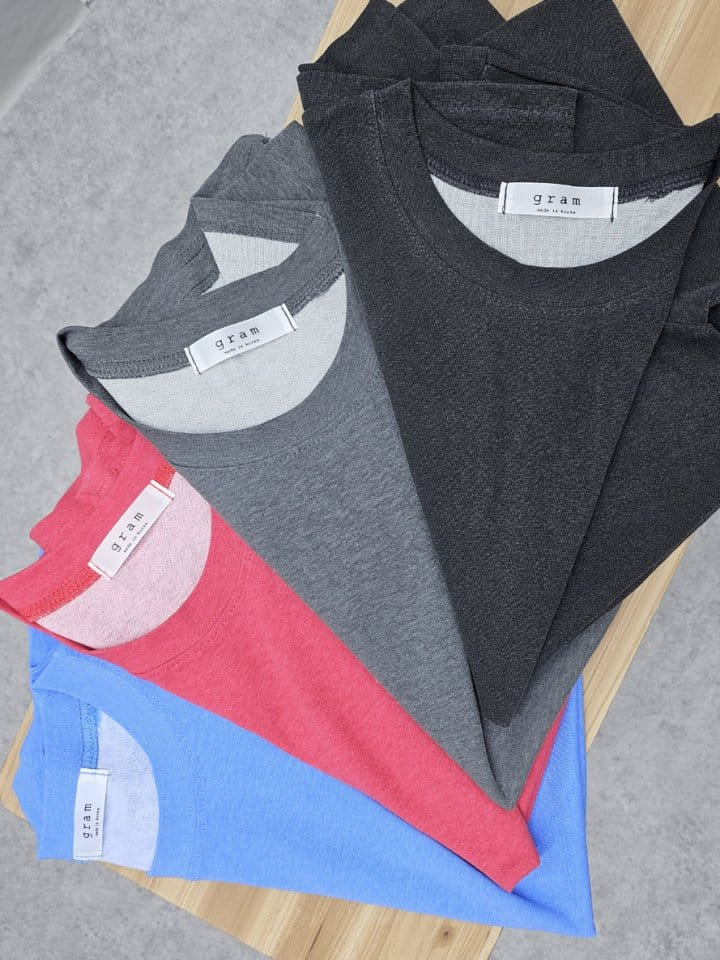 Gram - Korean Women Fashion - #momslook - Shine Pigment Tee - 7