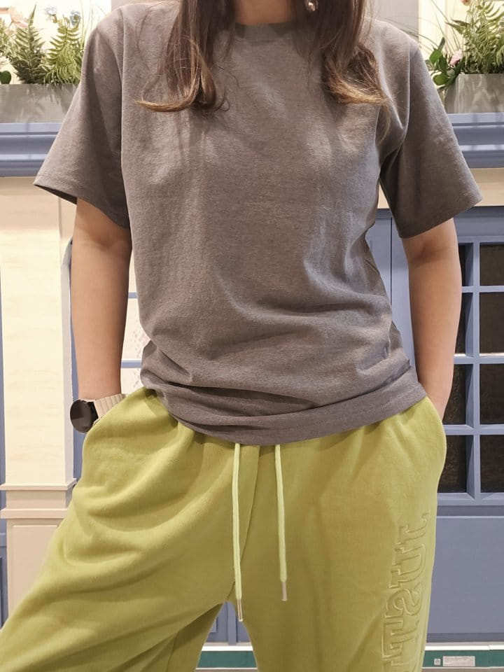 Gram - Korean Women Fashion - #momslook - Shine Pigment Tee - 9
