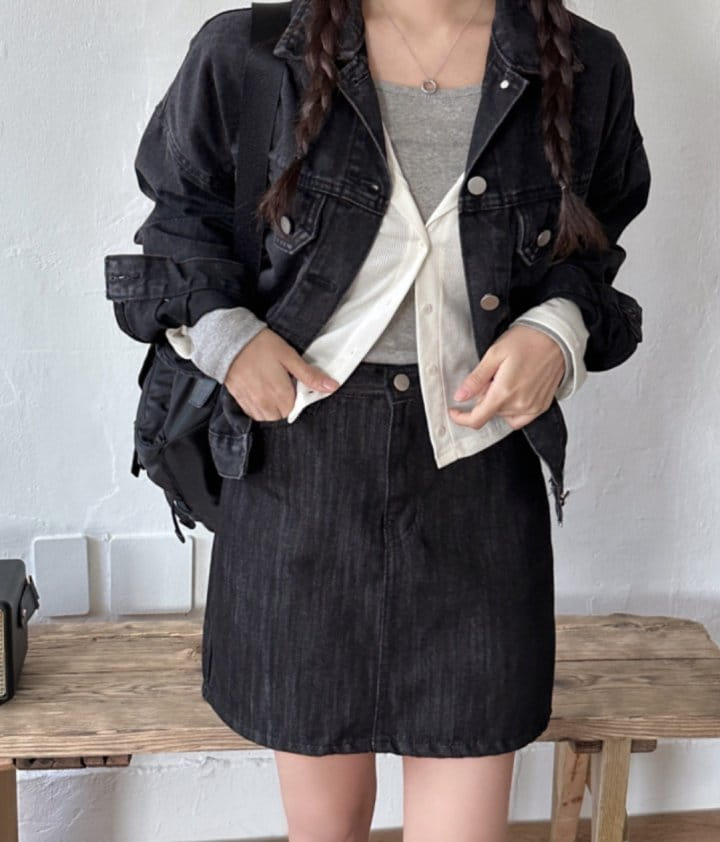 Gram - Korean Women Fashion - #momslook - Date Denim Jacket - 10