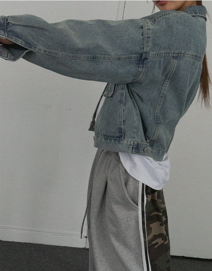 Gram - Korean Women Fashion - #womensfashion - Date Denim Jacket - 4
