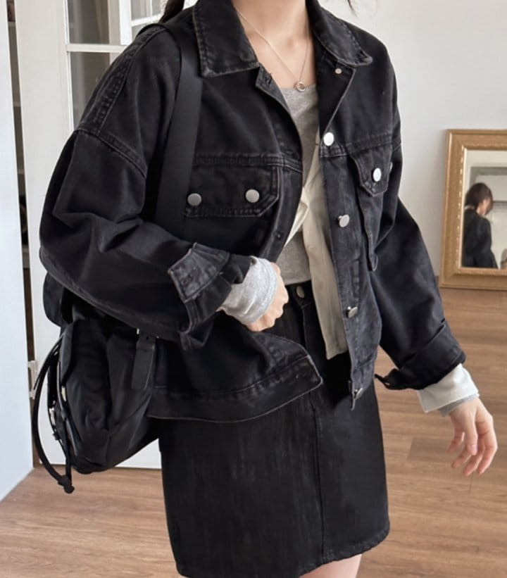 Gram - Korean Women Fashion - #momslook - Date Denim Jacket - 8