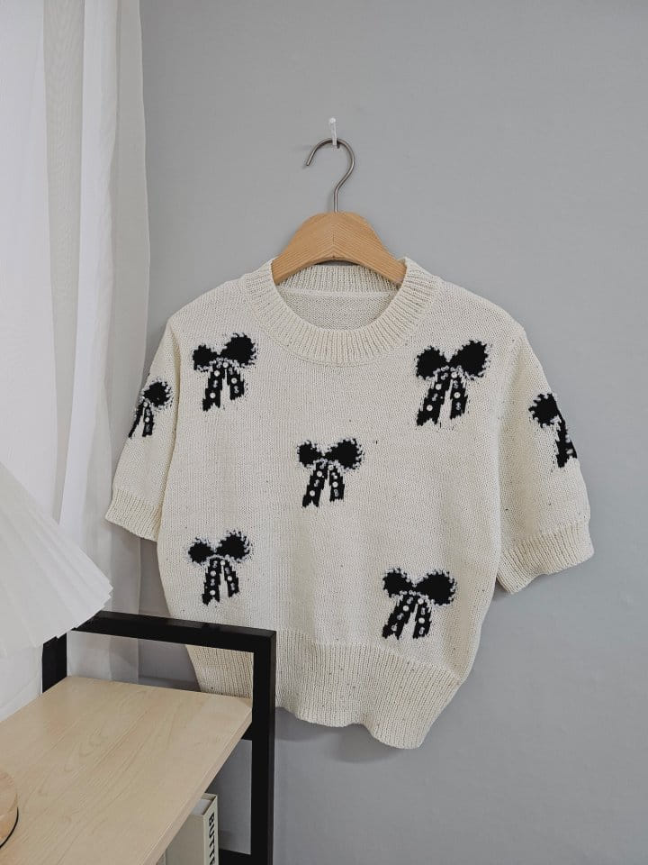 Gram - Korean Women Fashion - #momslook - Ribbon Knit - 11