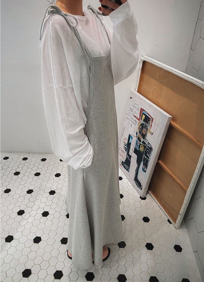 Gram - Korean Women Fashion - #pursuepretty - Daily Ribbon One-Piece - 3