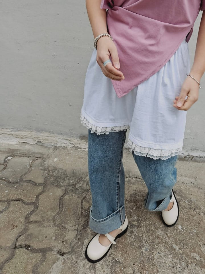 Gram - Korean Women Fashion - #vintagekidsstyle - Lace Skirt - 4