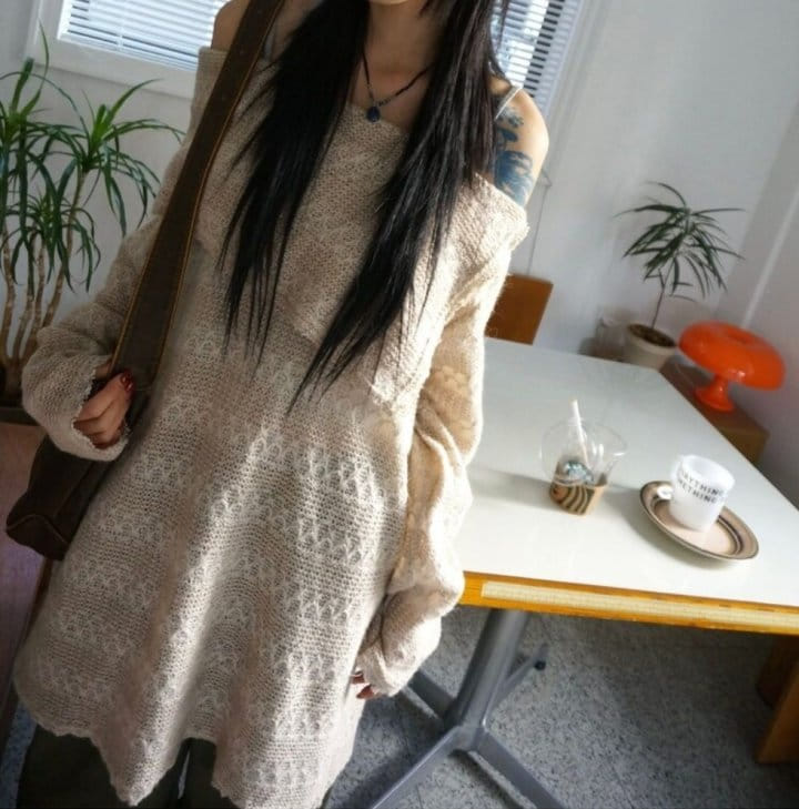 Gram - Korean Women Fashion - #shopsmall - Two Shoulder One-Piece