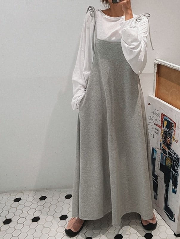 Gram - Korean Women Fashion - #vintageinspired - Daily Ribbon One-Piece