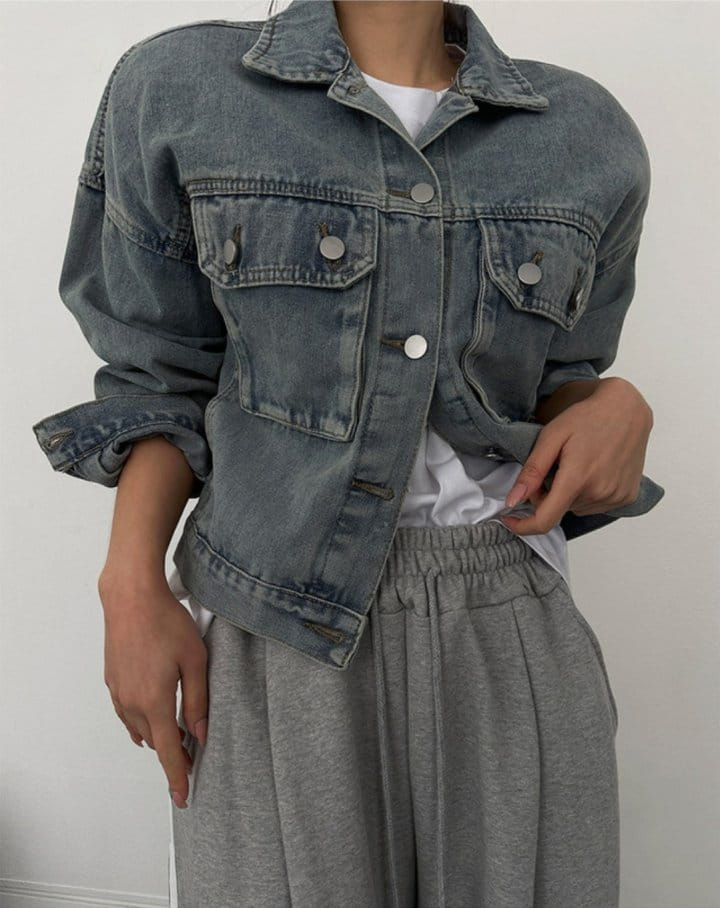 Gram - Korean Women Fashion - #womensfashion - Date Denim Jacket - 3