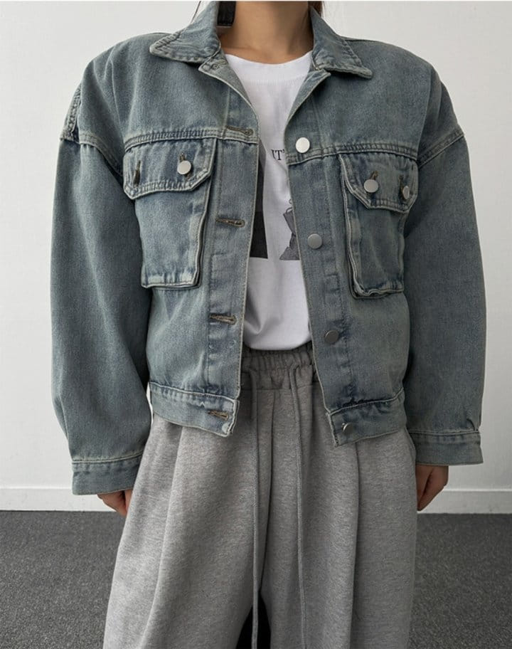 Gram - Korean Women Fashion - #womensfashion - Date Denim Jacket - 5
