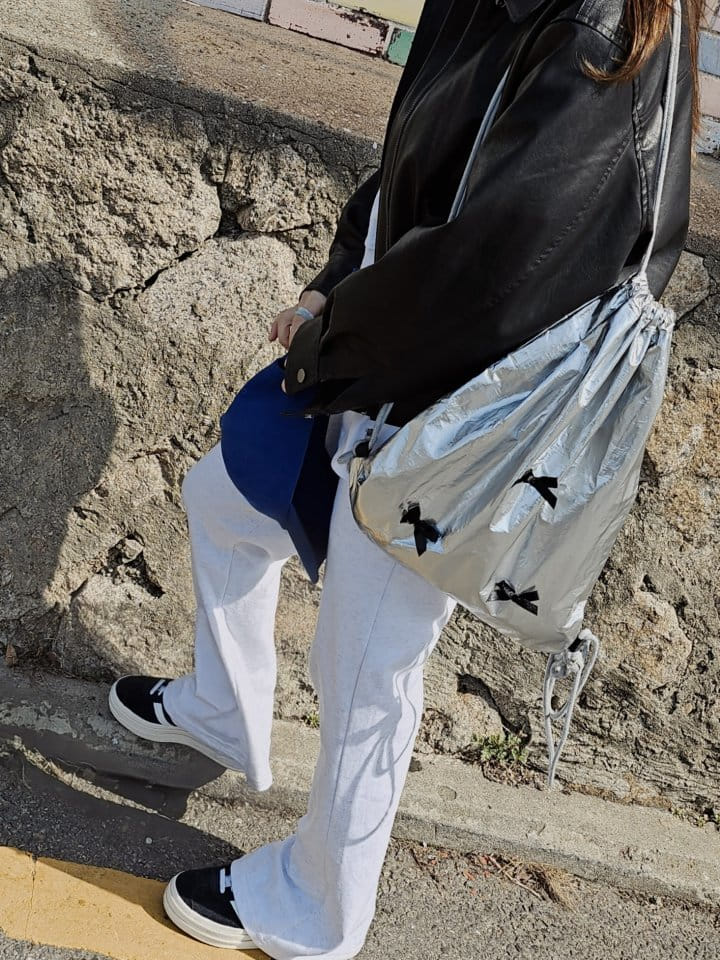 Gram - Korean Women Fashion - #womensfashion - Ribbon String Bag - 3