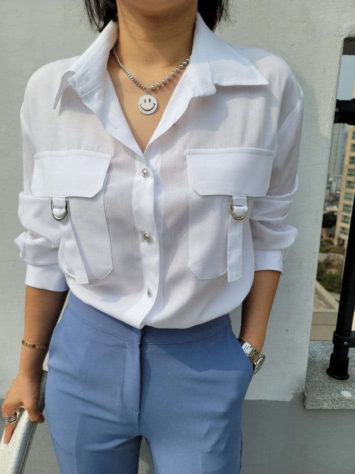 Gratia - Korean Women Fashion - #restrostyle - Mone Shirt Blouse - 5