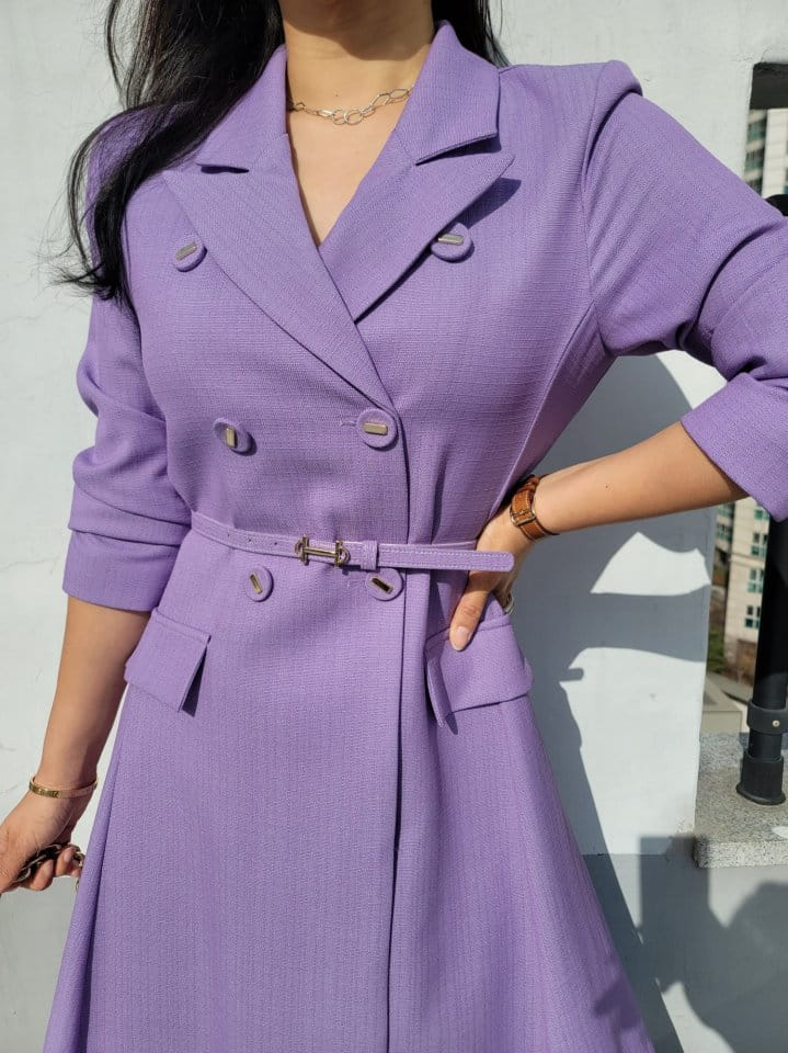 Gratia - Korean Women Fashion - #restrostyle - Day One-Piece Jacket - 3