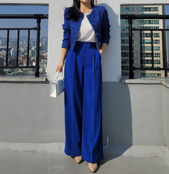 Gratia - Korean Women Fashion - #womensfashion - Routine Jacket - 11