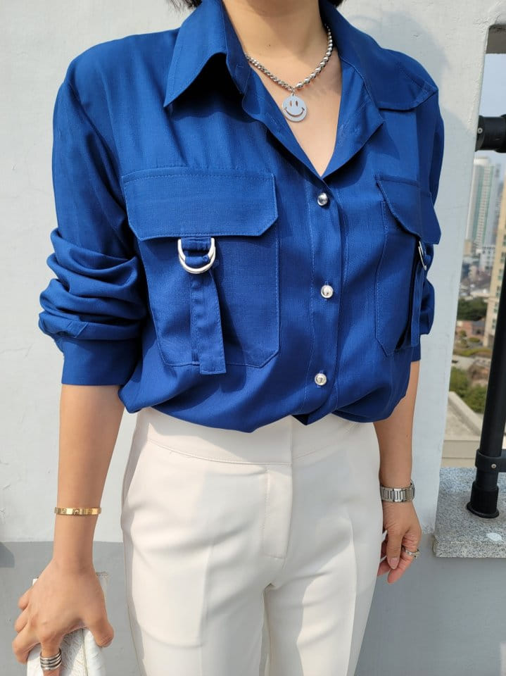 Gratia - Korean Women Fashion - #womensfashion - Mone Shirt Blouse - 11