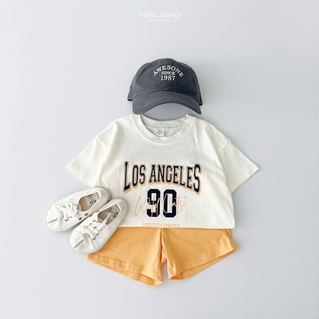 Haro Haro - Korean Children Fashion - #Kfashion4kids - Los Angeles Top Bottom Set