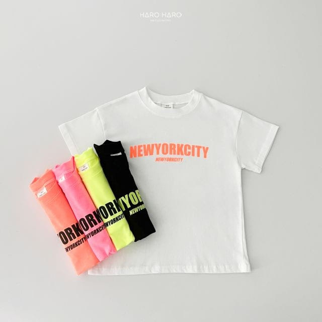 Haro Haro - Korean Children Fashion - #Kfashion4kids - New York City Short Sleeve Tee - 11
