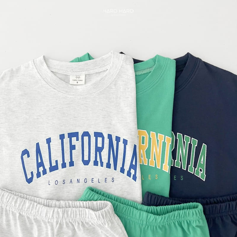 Haro Haro - Korean Children Fashion - #childofig - California Top Bottom Set - 10