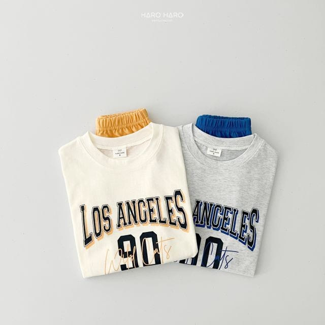 Haro Haro - Korean Children Fashion - #designkidswear - Los Angeles Top Bottom Set - 11