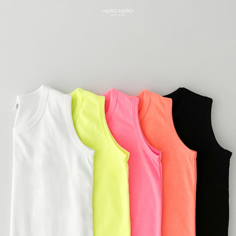 Haro Haro - Korean Children Fashion - #designkidswear - Layered Long Sleeveless Tee - 7