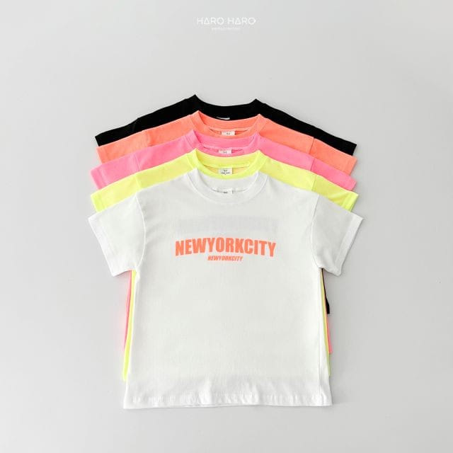 Haro Haro - Korean Children Fashion - #designkidswear - New York City Short Sleeve Tee - 5