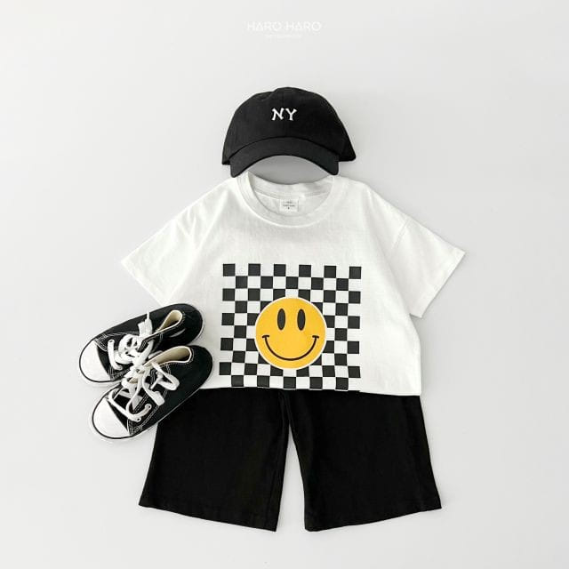 Haro Haro - Korean Children Fashion - #discoveringself - Smile Top Bottom Set - 11