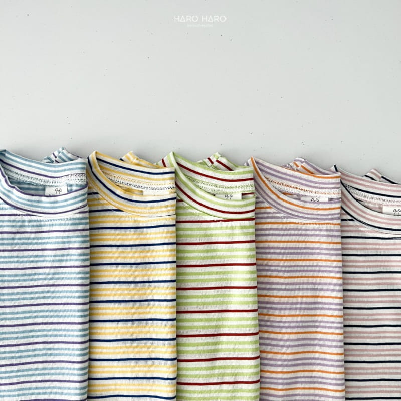 Haro Haro - Korean Children Fashion - #discoveringself - Multi ST Short Sleeve Tee - 9