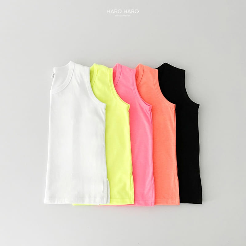 Haro Haro - Korean Children Fashion - #discoveringself - Layered Long Sleeveless Tee - 8