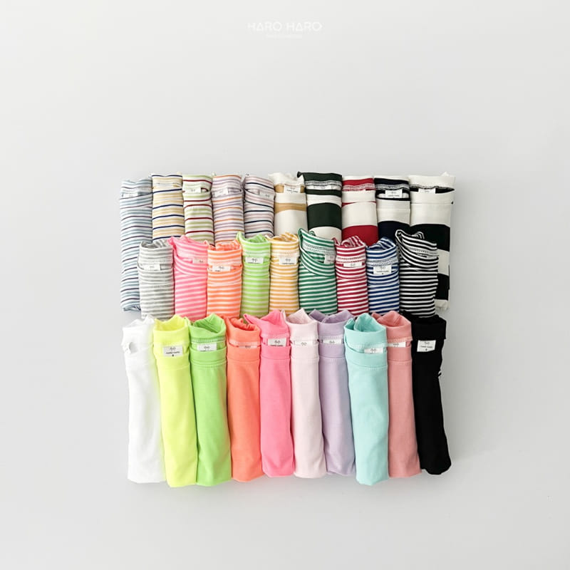Haro Haro - Korean Children Fashion - #fashionkids - Summer Loose Fit Short Sleeve Tee - 5
