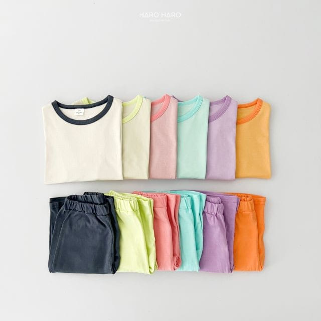 Haro Haro - Korean Children Fashion - #fashionkids - Sweet And Sour Top Bottom Set - 11