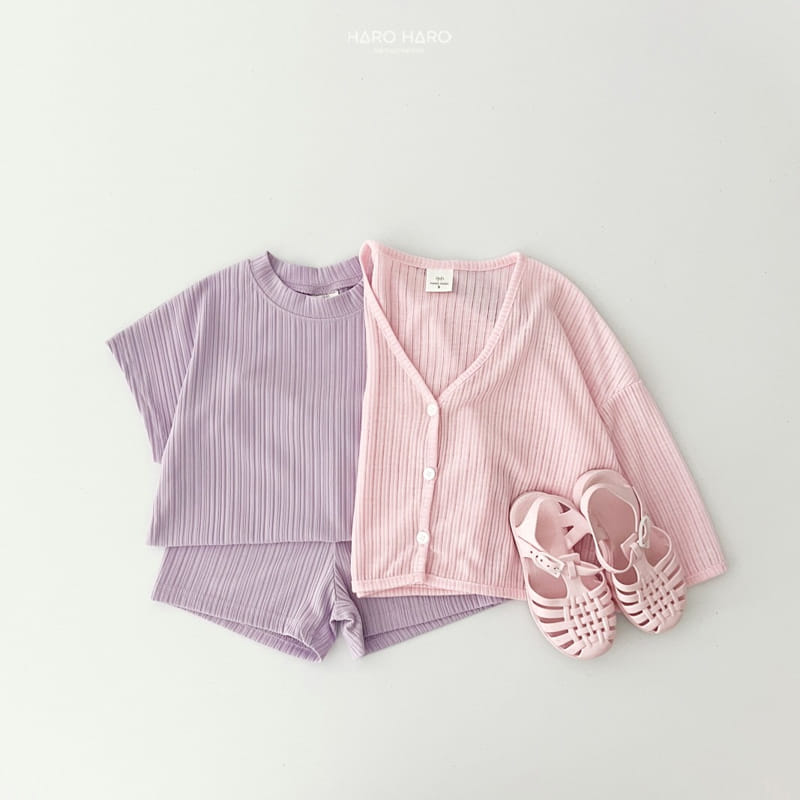 Haro Haro - Korean Children Fashion - #fashionkids - Bubble Pleats Cardigan