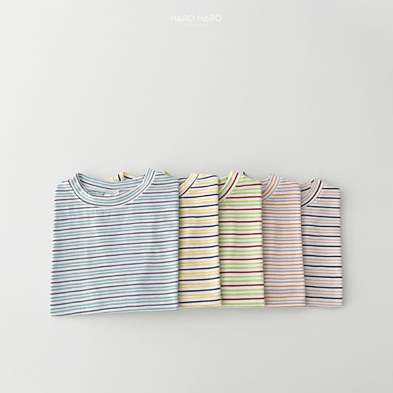 Haro Haro - Korean Children Fashion - #fashionkids - Multi ST Short Sleeve Tee - 10