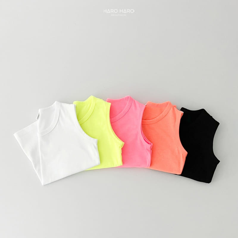 Haro Haro - Korean Children Fashion - #fashionkids - Layered Long Sleeveless Tee - 9