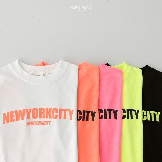 Haro Haro - Korean Children Fashion - #fashionkids - New York City Short Sleeve Tee - 7