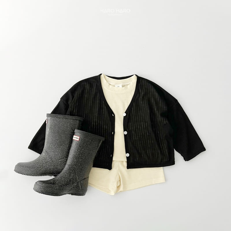 Haro Haro - Korean Children Fashion - #kidsshorts - Honey Top Bottom Set - 2