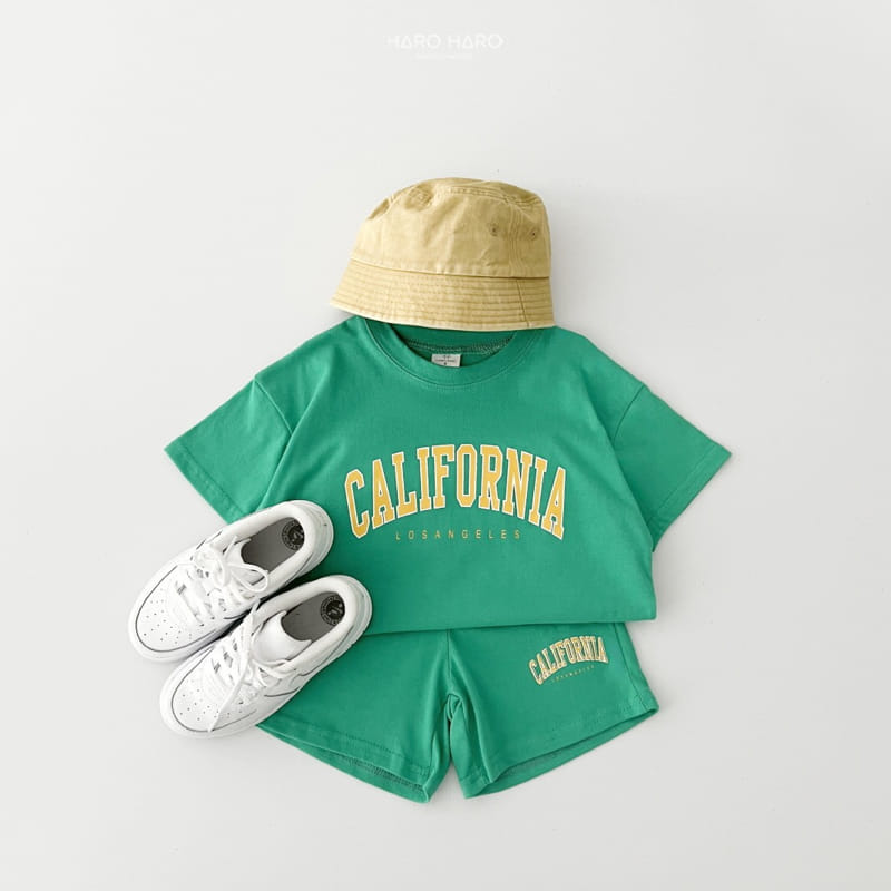 Haro Haro - Korean Children Fashion - #kidsshorts - California Top Bottom Set