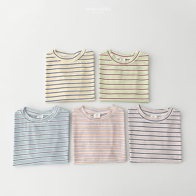 Haro Haro - Korean Children Fashion - #kidsshorts - Multi ST Short Sleeve Tee - 11