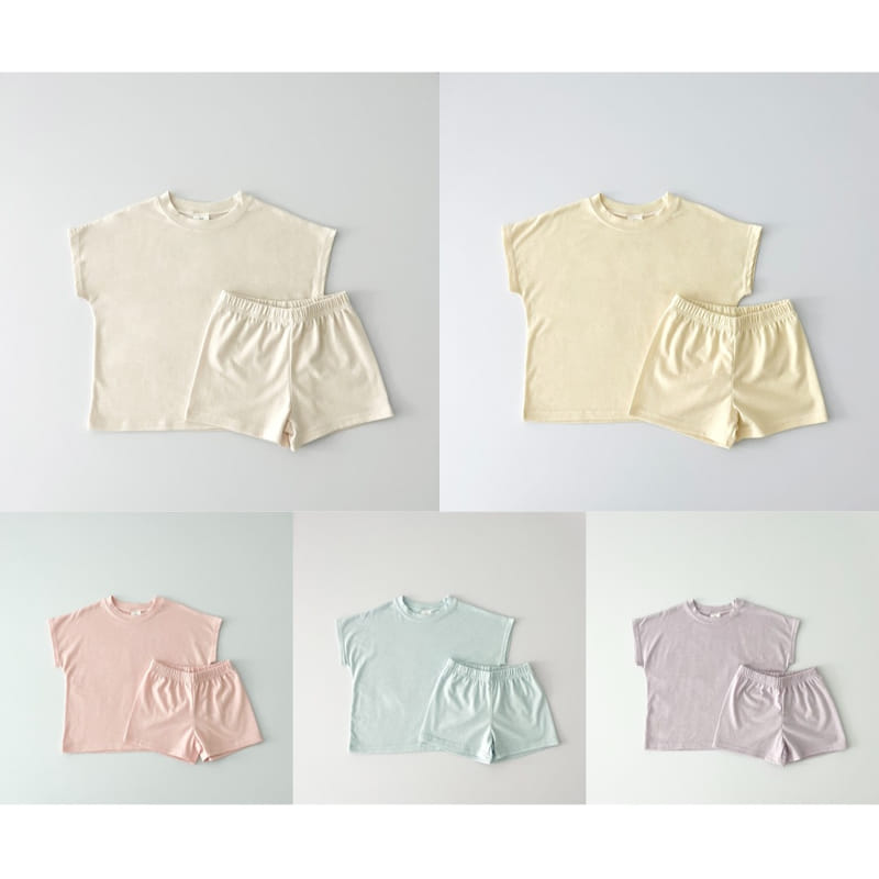 Haro Haro - Korean Children Fashion - #kidsstore - Honey Top Bottom Set - 3